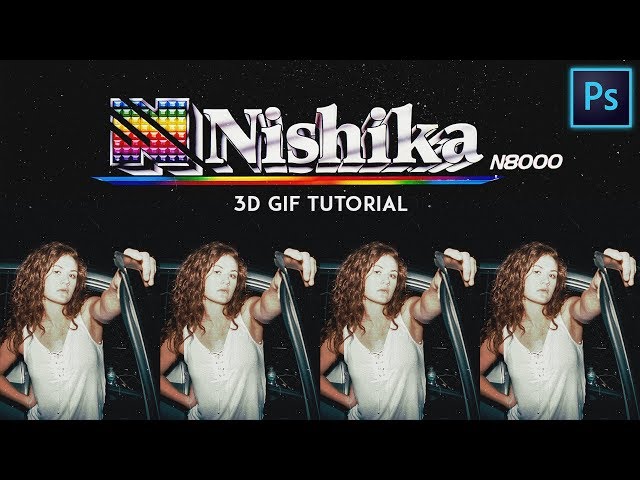 Nishika N8000 3D GIF Tutorial in Photoshop - YouTube