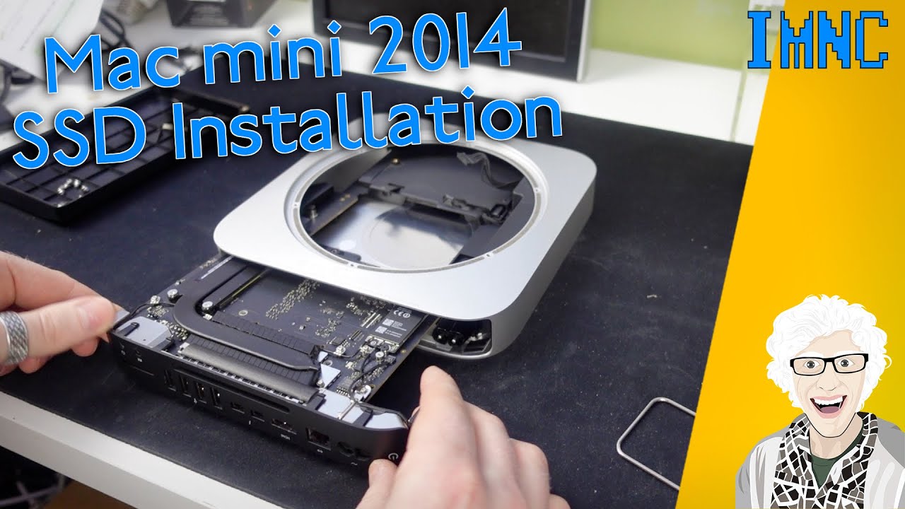 Mac mini 2014 SATA SSD Installation - YouTube