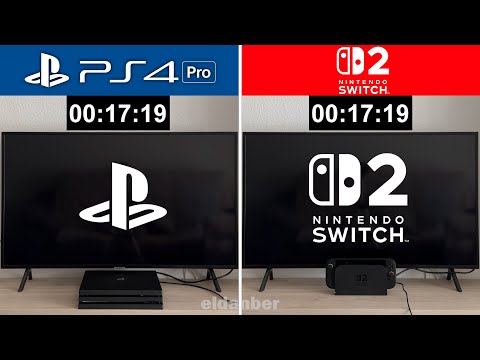 PS4 Pro vs NINTENDO SWITCH 2 | Graphics and Loading Times
