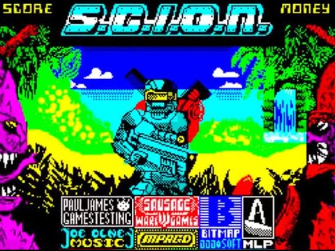 S.C.I.O.N. - A great ZX Spectrum game via BitmapSoft by