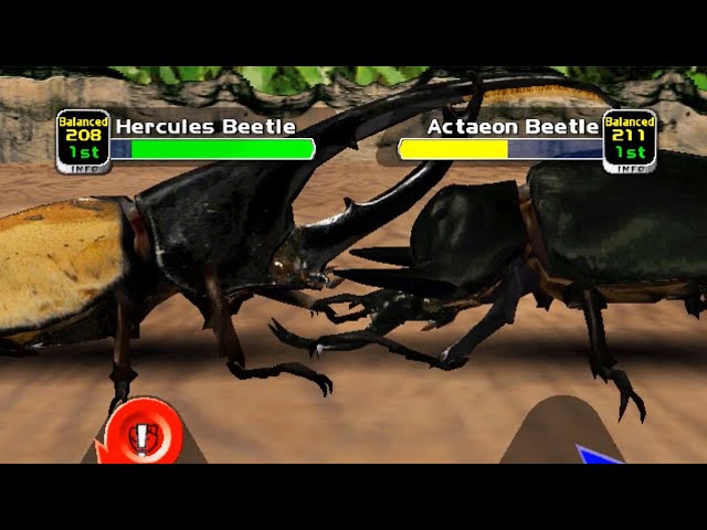 アーケード] 初期2003 甲虫王者 ムシキング Mushiking - つよさ200 VS