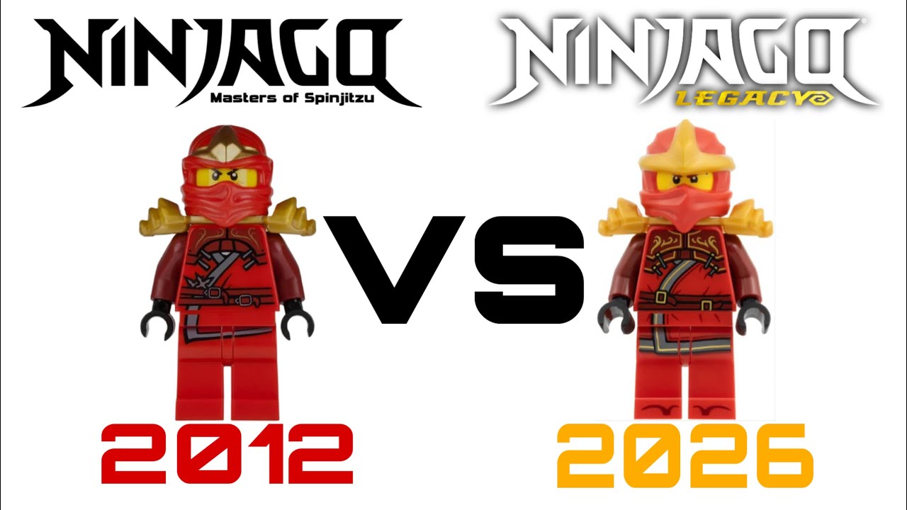 Ninjago ZX Minifigures 2012 vs 2026 Comparison! (Original vs