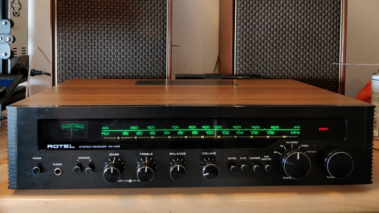 ROTEL ready to ROCK - RX-402 Stereo Receiver - YouTube