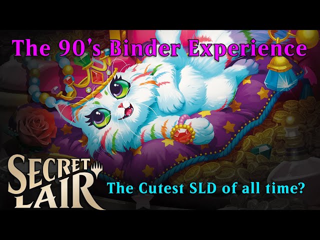 MTG: Secret Lair Drop | The 90's Binder Experience 🌈 - YouTube