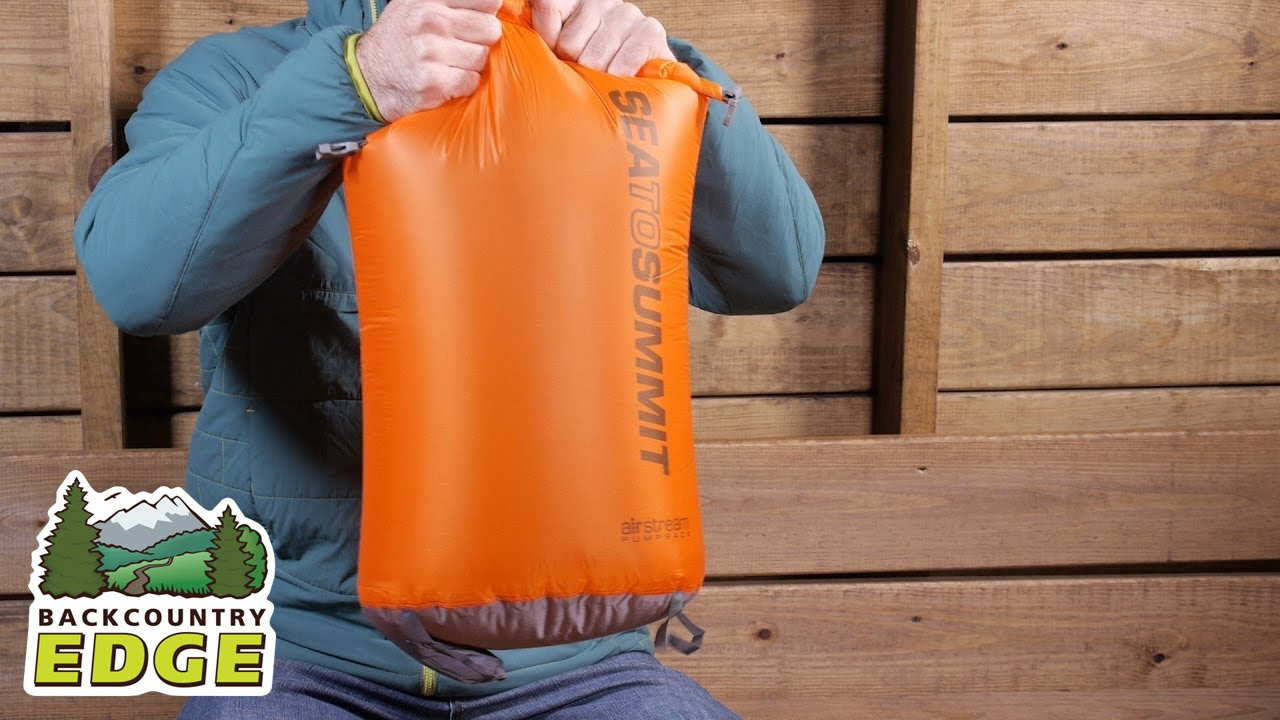 Sea to Summit Air Stream Pump Dry Sack - YouTube