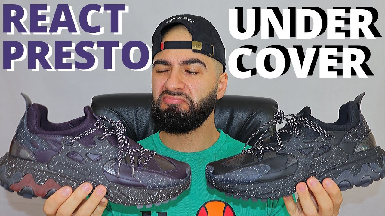 Nike REACT PRESTO UNDERCOVER JUN TAKAHASHI Review Black / Mohogany