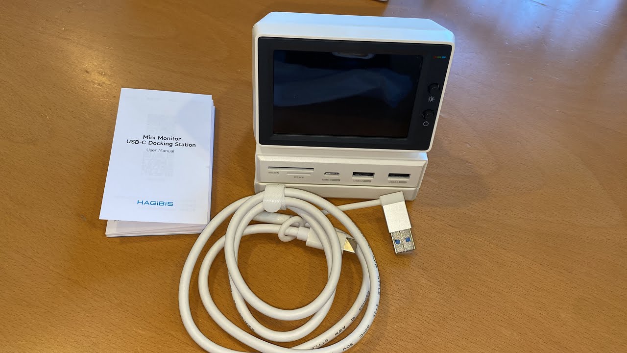 UnBoXing Look at @ Hagibis 3.5inch IPS USB Mini Screen USB C Hub