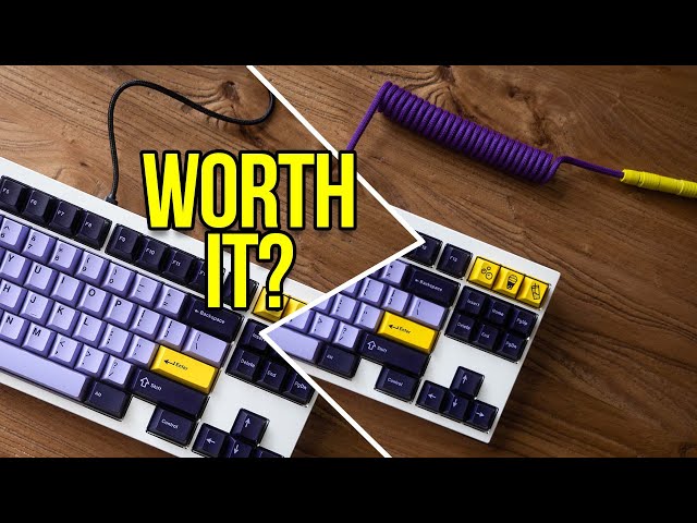 Are Expensive Custom Keyboard Cables Worth It? - YouTube