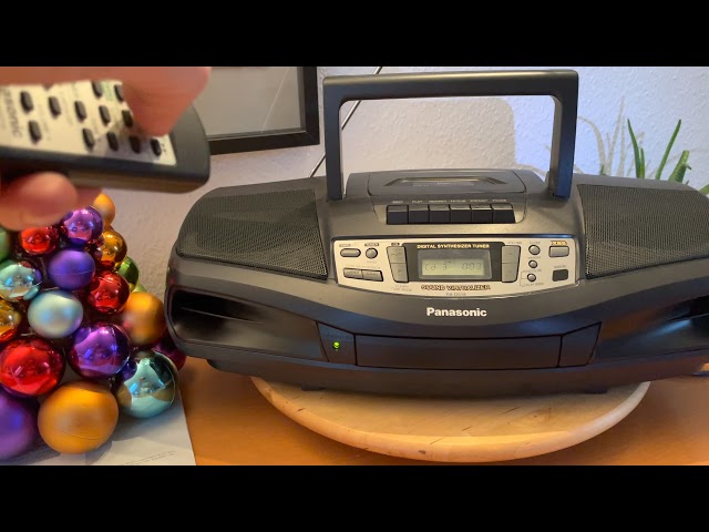 Panasonic RX-DS18 CD player - YouTube