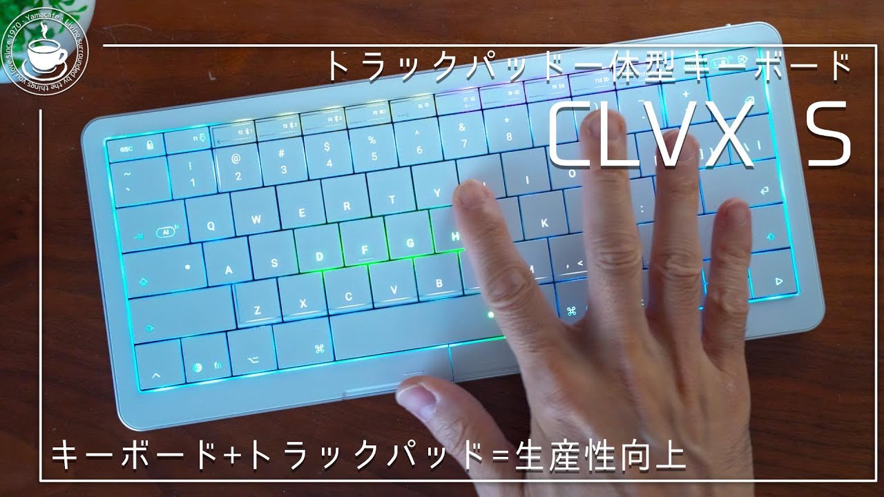 Trackpad and keyboard integrated! Productivity-boosting keyboard
