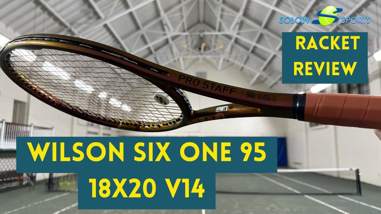 Wilson Six One 95 18x20 v14 Tennis Racket Review - YouTube