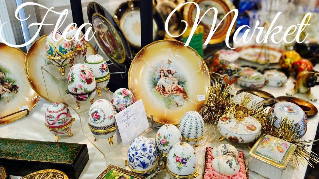 蚤の市】3分の1のお値段で大好きなお皿との再会💛Flea Market in Paris