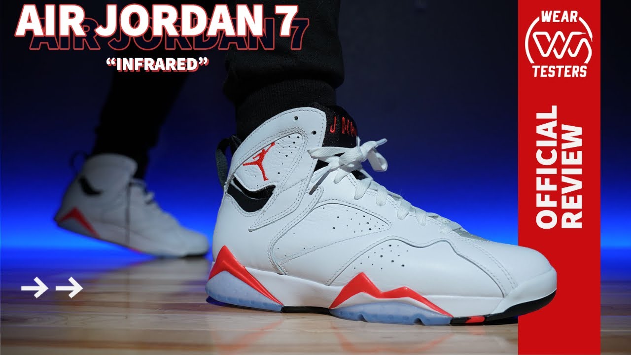 Air Jordan 7 White Infrared - YouTube