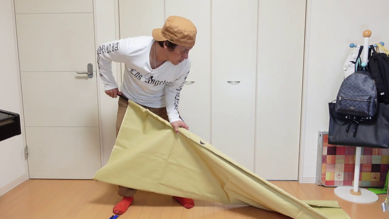 DODコット バッグインベッド。コンパクトでお手頃なコット。バイクでの