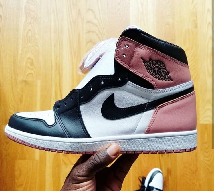 2017年11月発売！ピンクカラーのエア ジョーダン1 “つま黒” 公開