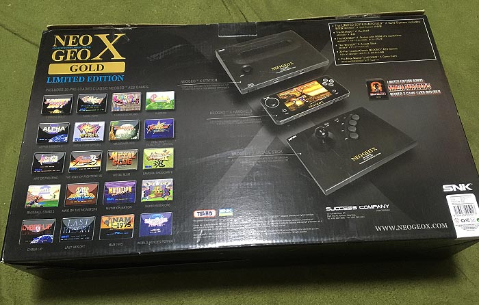 NEOGEO X GOLD Entertainment Systemを開封レビュー | 大阪の