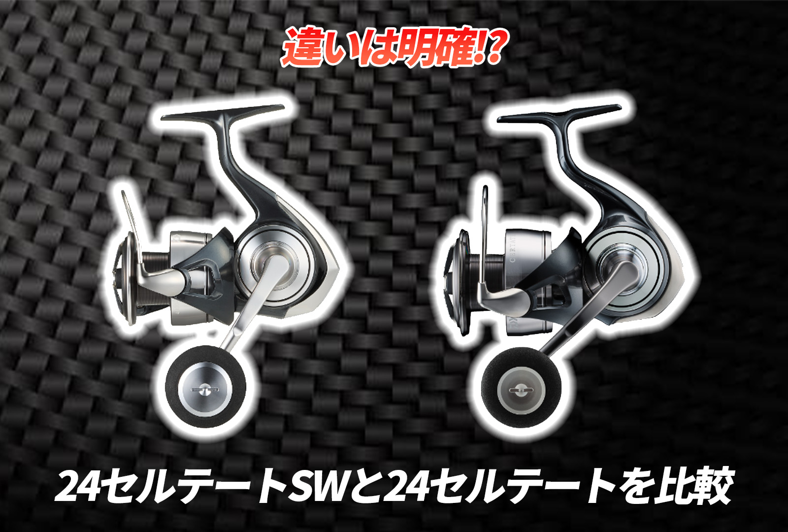 ダイワ】24セルテートSWと24セルテートを比較！同じセルテートでも違い