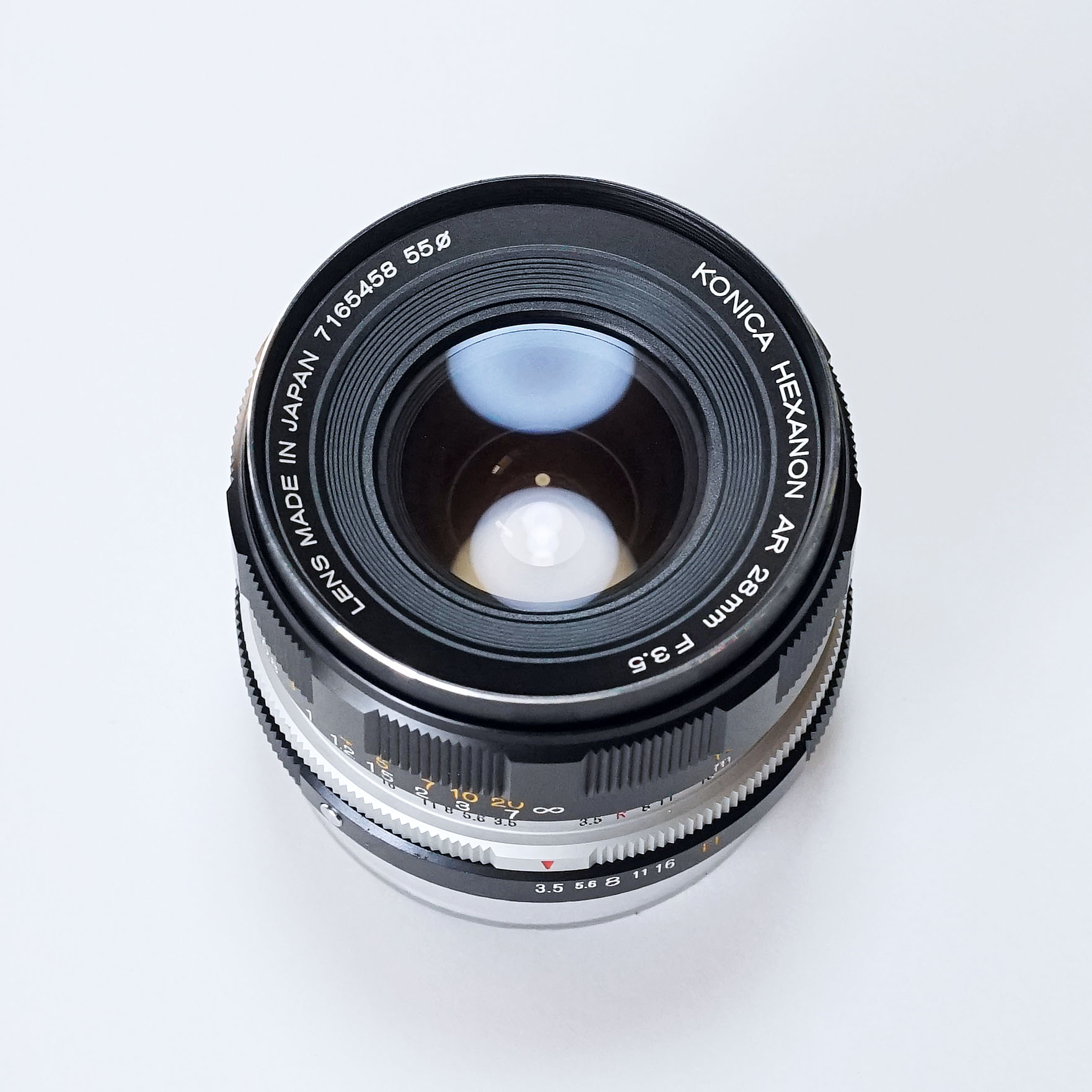 売り切れ KONICA HEXANON AR 28mm F3.5（中古 ARマウント オールド