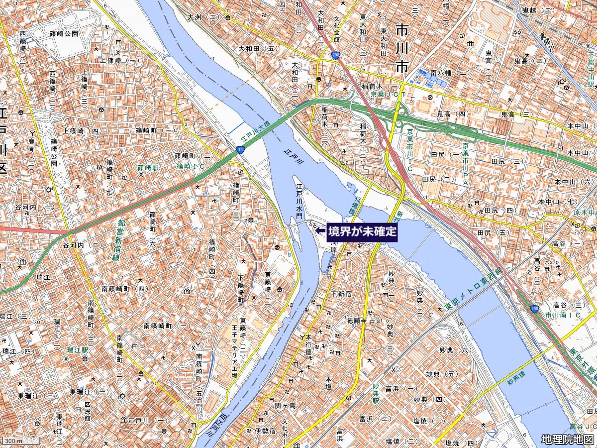 地図を旅する】vol.6 東京にもあった県境未確定の地（江戸川区・江戸川