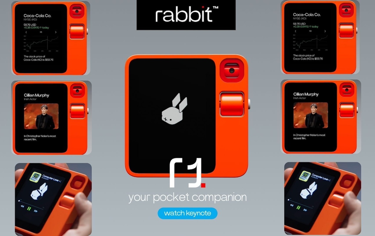 CESで披露されたAIポケットアシスタント「Rabbit R1」、3月末までの