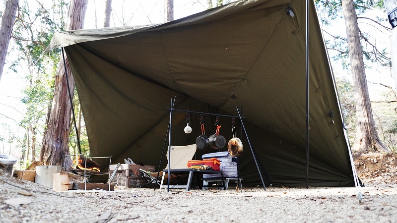 2022年更新】BUNDOK(バンドック) テント ソロティピー1TC 張り方