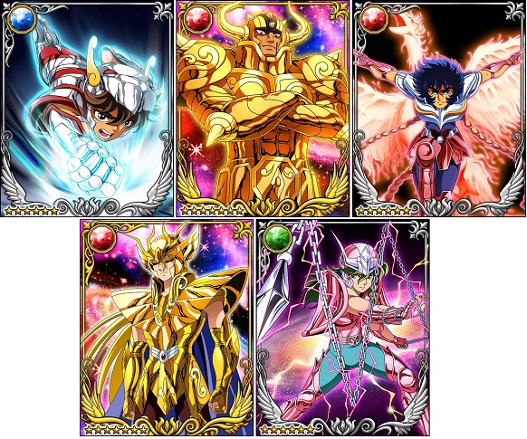 東映アニメとDeNA、CygamesのMobage『聖闘士星矢 ギャラクシーカード