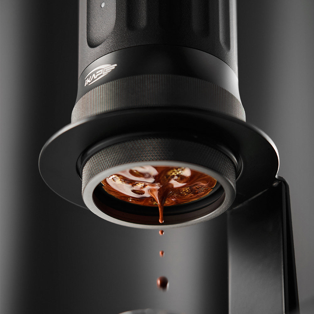 IKAPE Portable Coffee Maker with 58mm Bottomless Basket- KAPO K2 Pro (