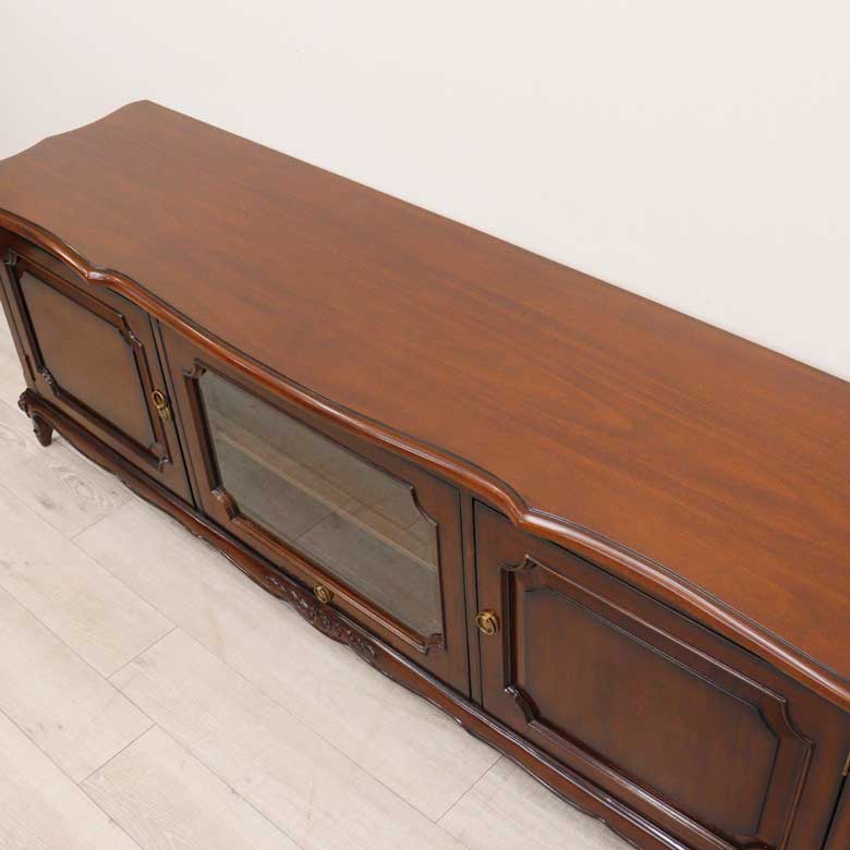 テレビボード マホガニー 180cm ローキャビネット テレビ台 – 輸入家具