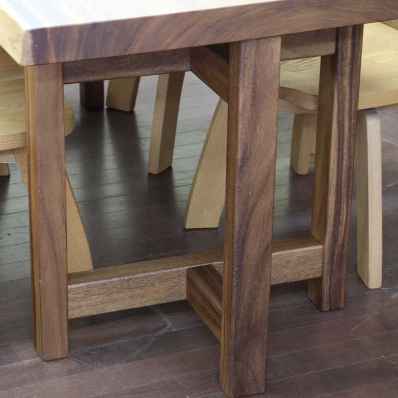 一枚板 テーブル ダイニングテーブル モンキーポッド 180cm 無垢材 座