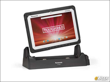 Panasonicが、Androidベースのタブレット、Toughpad FZ-A2を紹介した