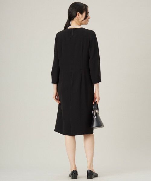 セットアップ対応・洗える】トリアセダブルクロス ワンピース （ロング