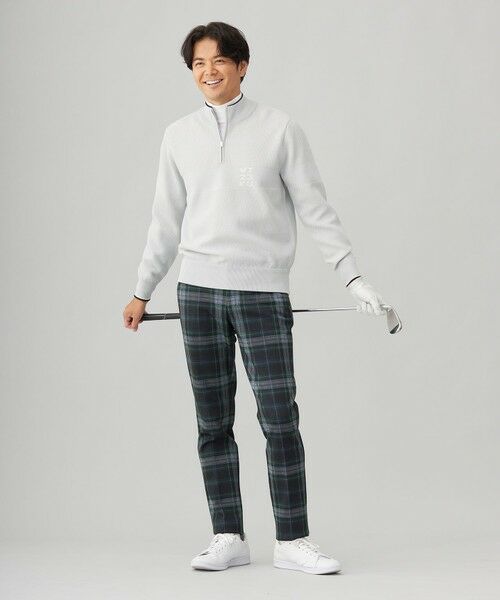 セール】 【MEN】【ストレッチ】チェック柄プリント パンツ （その他