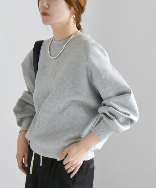 quaranciel:〈洗濯機可能〉ポンチ ベーシック コンパクト スウェット