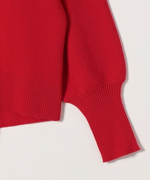 SHIPS any:〈洗濯機可能〉ハイネック ボリュームスリーブ ロングリブ