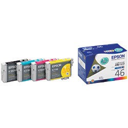 ヨドバシ.com - エプソン EPSON インクカートリッジ 4色セット IC4CL46