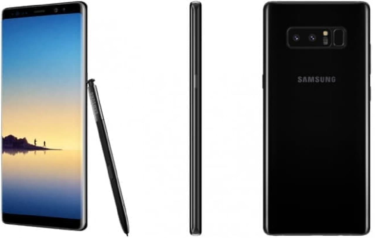 デカくなってる…最新スマホ「Galaxy Note8」、6.3インチ画面を採用