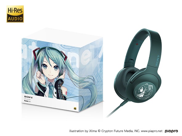 ソニー、初音ミクコラボの限定ヘッドフォン “人気P”デザインも