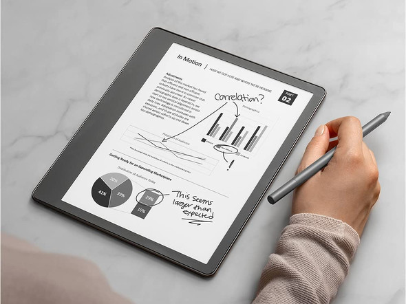 Kindle初、ペンで書き込める「Kindle Scribe」登場 4万7980円から