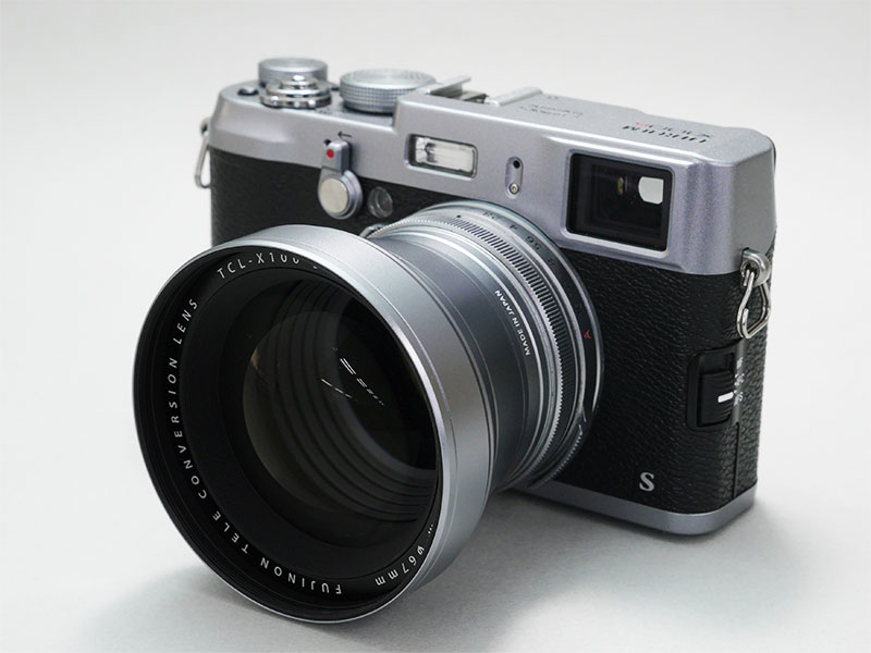 FUJIFILM X100S」を50ミリ相当にする純正テレコンバージョンレンズ