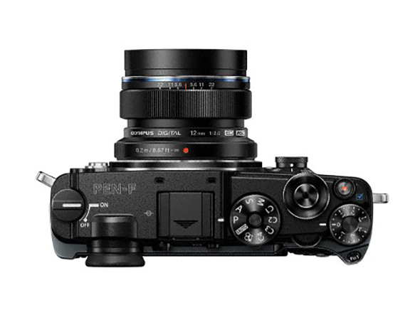 オリンパス、レンジファインダースタイルのミラーレス一眼「PEN-F」を