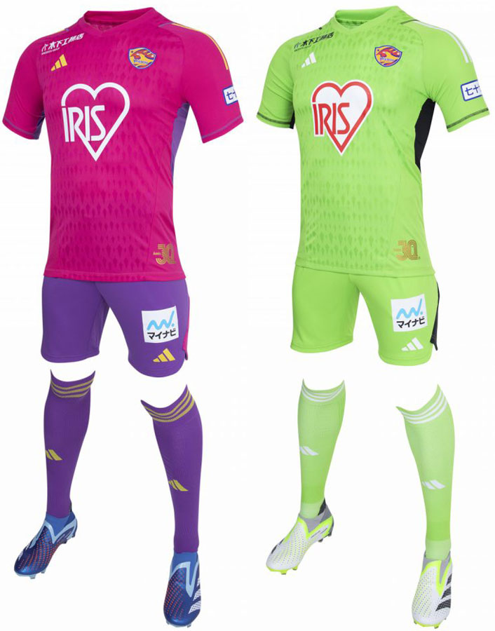 ベガルタ仙台が「創立30周年記念」の2024新ユニフォームを発表