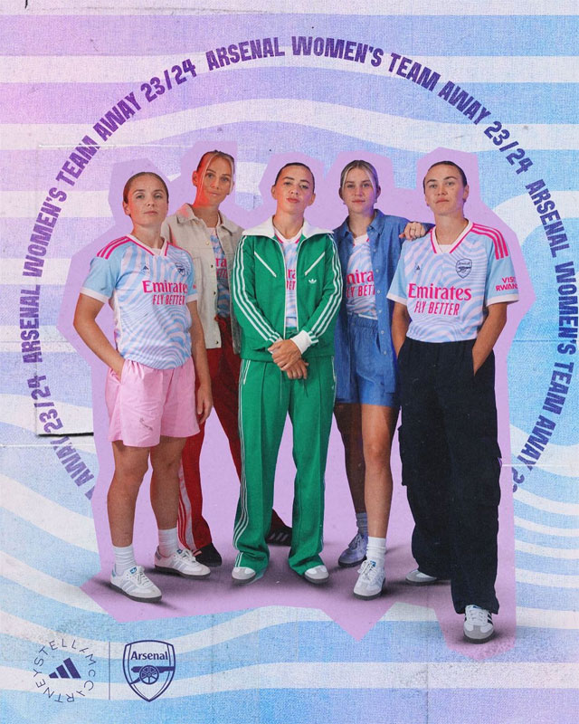 アーセナル、史上初の「女子チーム専用ユニフォーム」登場！ステラ