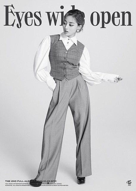 TWICE、2ndフルアルバム「Eyes wide open」ジヒョの予告イメージ