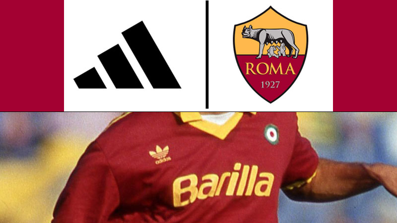 ローマ×adidas」が23-24シーズンから復活！“前アディダス時代”のユニと
