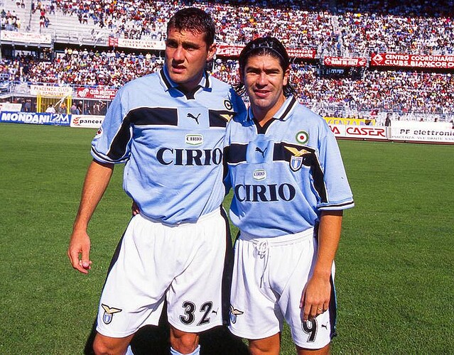 ラツィオ、躍進の象徴“CIRIO”時代！「1998-2000ユニフォーム