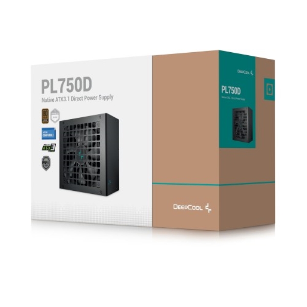 Deepcool PL750D/ケーブル直付け式 750W電源ユニット/80PLUS Bronze