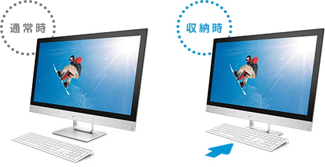 HP(Inc.) HP Pavilion 27-r078jp (Core i7-7700T/メモリ8GB/Optane