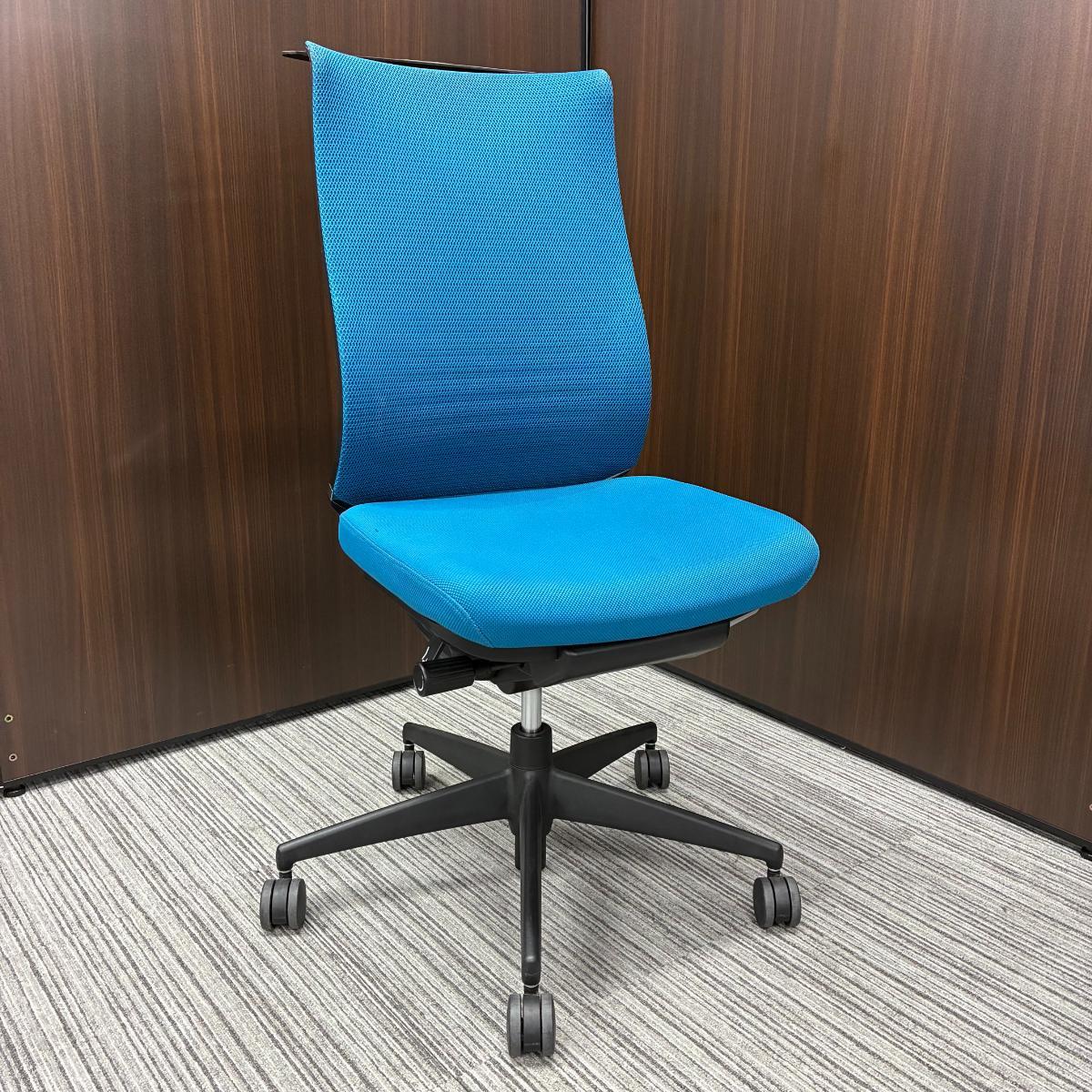 中古】ベゼル 樹脂脚 コクヨ/KOKUYO 肘無ハイバックチェア 576450
