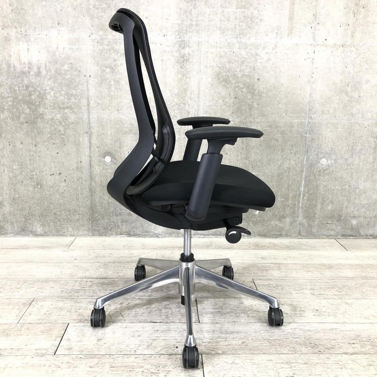 中古】シルフィーメッシュ C685BR FMP1 オカムラ/okamura 肘付