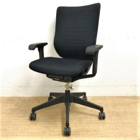 中古】エピオスチェア KE-410GB-T1T1T1 イトーキ/ITOKI 肘付ハイバック